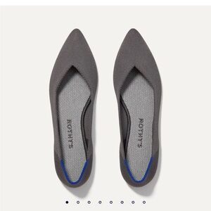 Rothy’s flat pebble grey 8.5